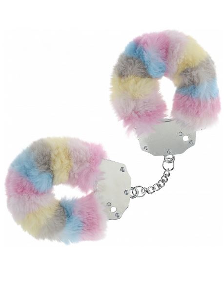 Ouch! Heavy-Duty Fluffy Handcuffs Multicolor 2