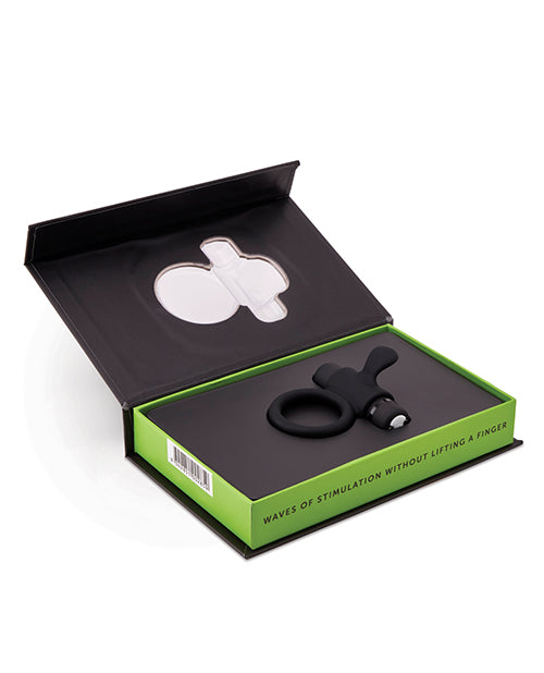 Nu Sensuelle 7 Function Silicone Bullet Ring - Black