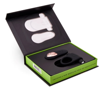 Sensuelle Silic Remote Bullet Ring Blk
