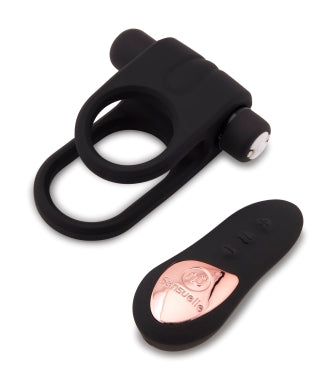 Sensuelle Silic Remote Bullet Ring Blk