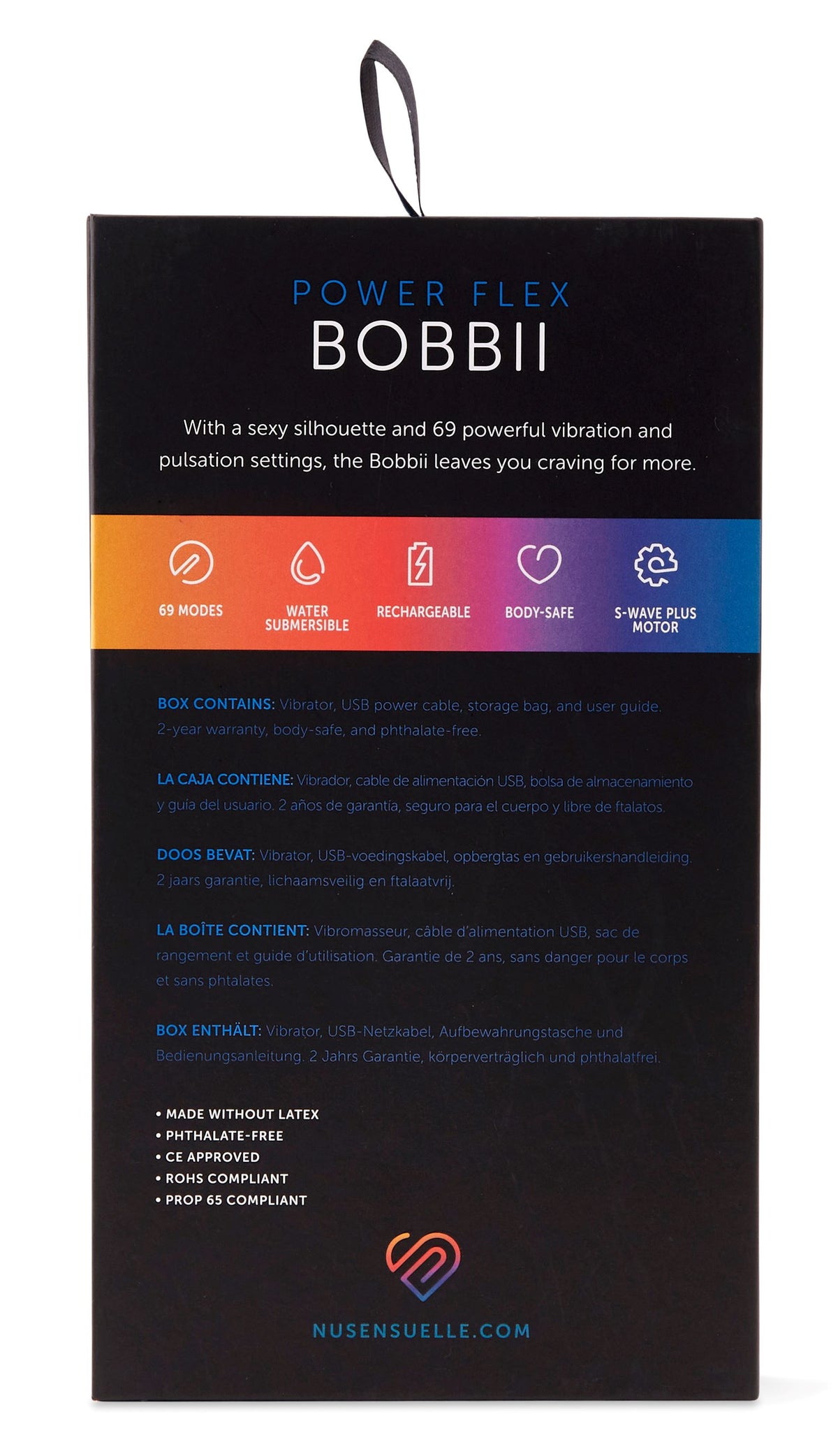 Nu Sensuelle Bobbii Flexible Vibe 69 Function - Magenta