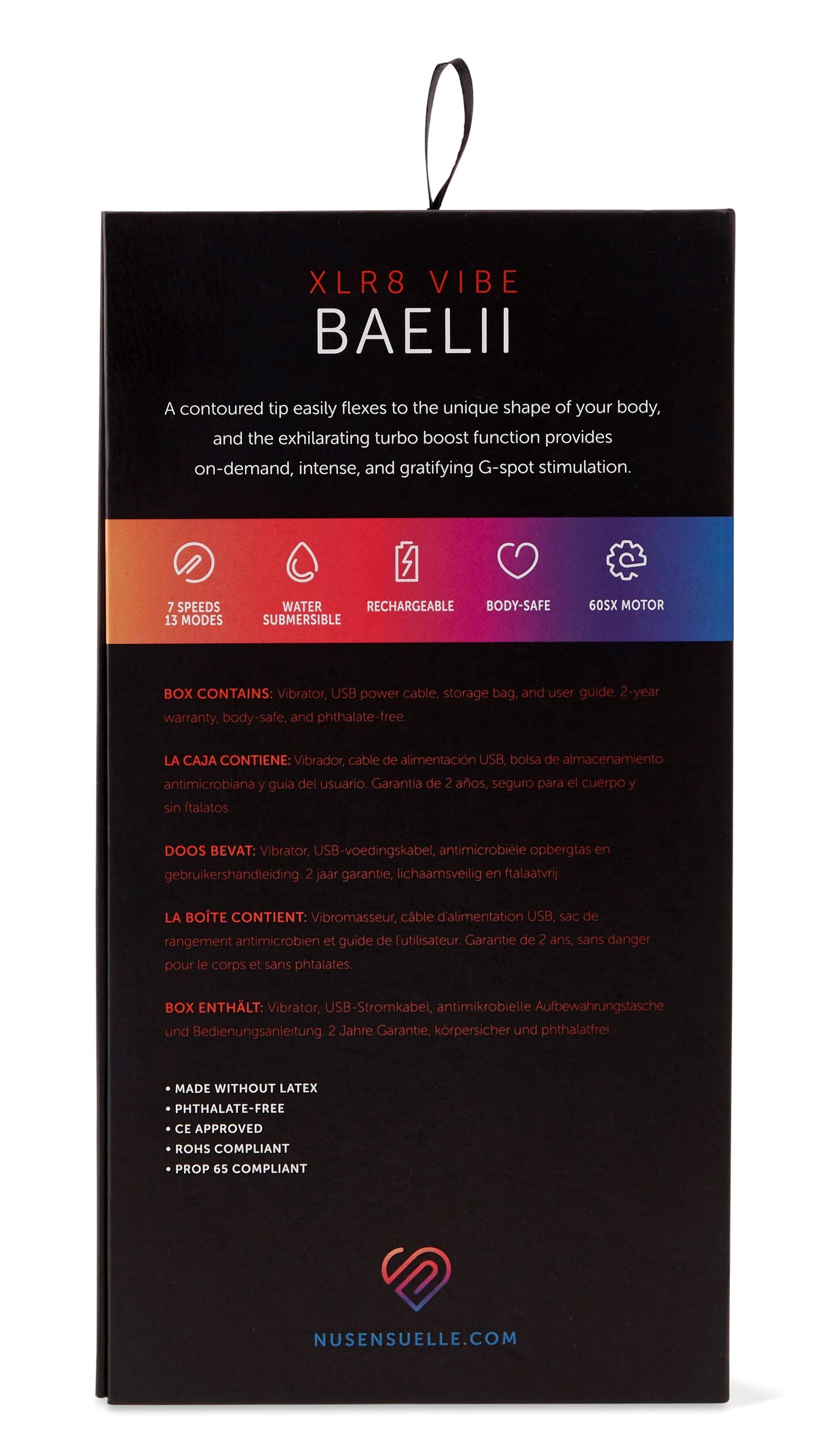 Sensuelle Baelii Xlr8 Turbo Flexi Vibe