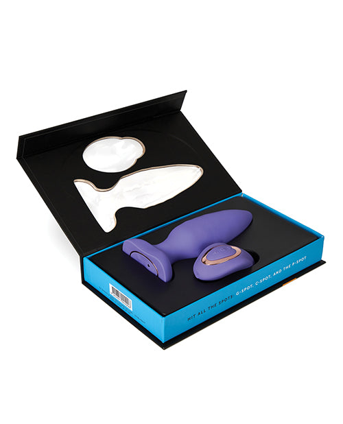 Sensuelle Andii Plug W/roller Ult Viol