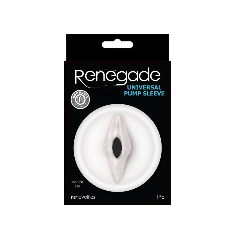 Renegade Universal Pump Vagina Sleeve Clear