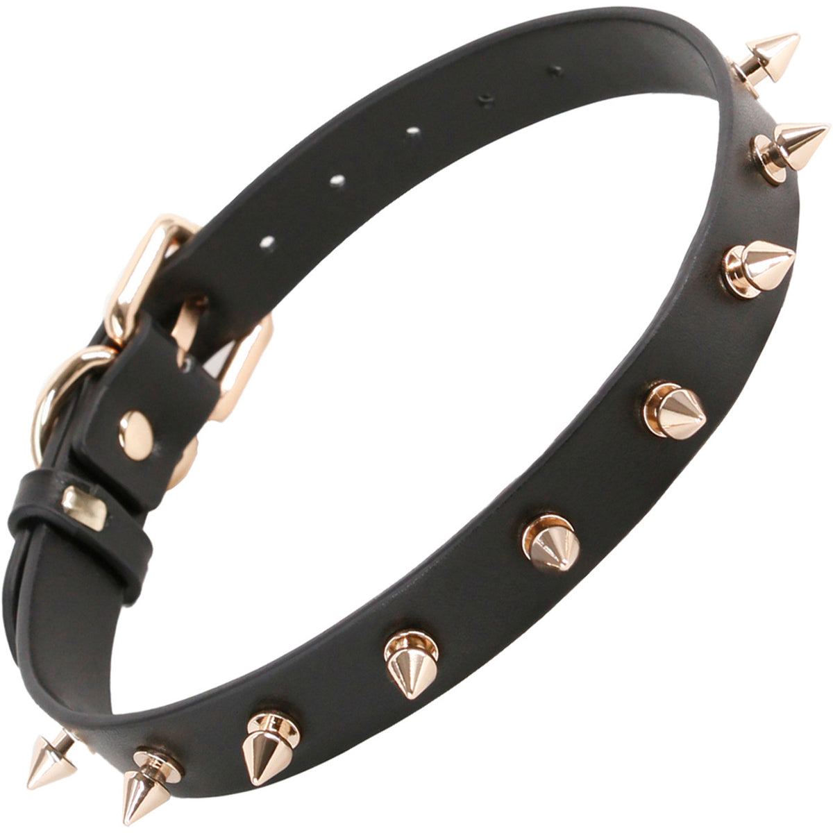 Fetish Fashion Medusa Collar Blk/gld