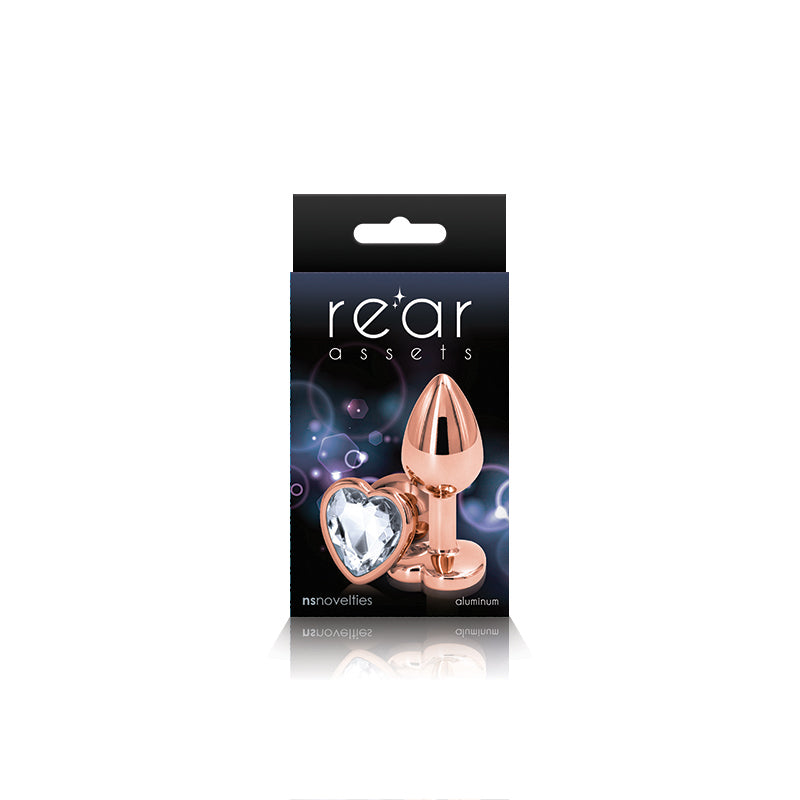 Rear Assets Rose Gold Heart Small