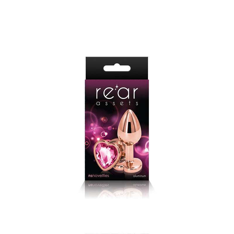 Rear Assets Rose Gold Heart Small - Pink
