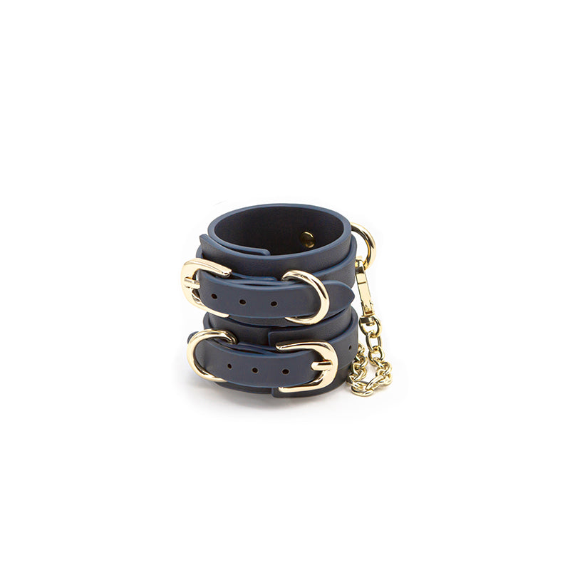 Bondage Couture Wrist Cuff Blue