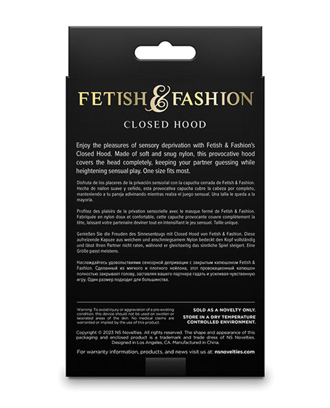 Fetish Fashion Closed Hood Wht