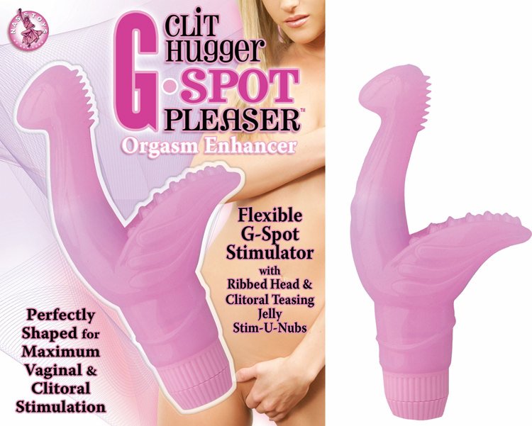 Clit hugger g spot pleaser pink vibrator