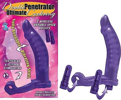 Double Penetrator C-Ring Purple