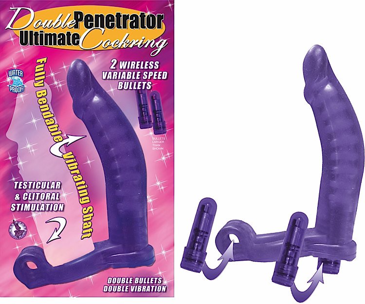 Double Penetrator C-Ring Purple