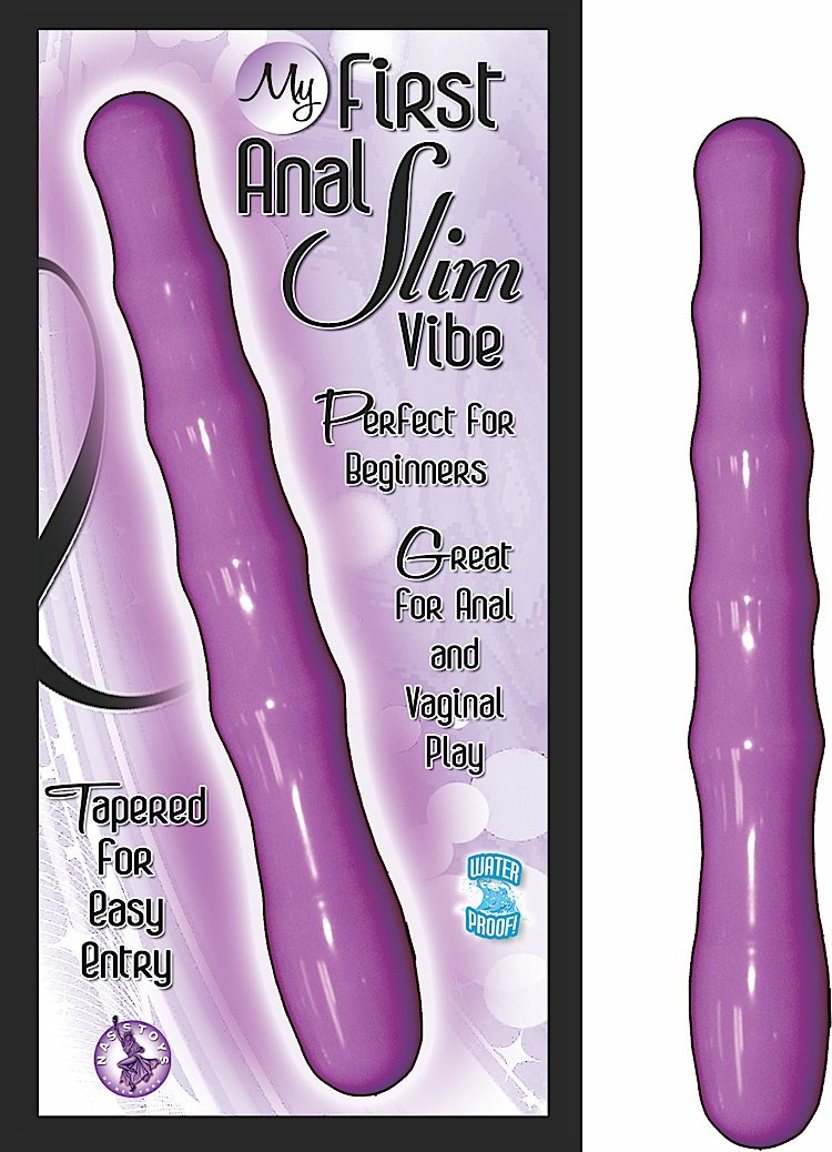 My 1st Anal Slim Vibe - Purple