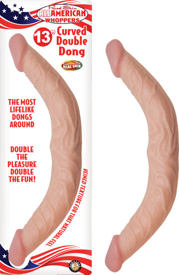All American Whopper 13" Curved Double Dong