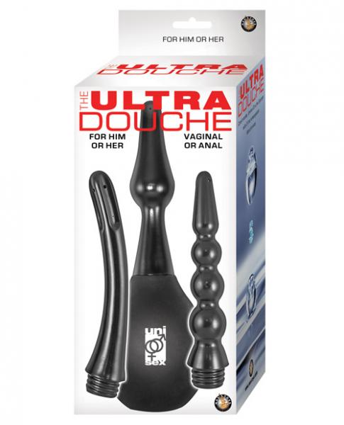 The Ultra Douche 3 Interchangeable Attachments Black