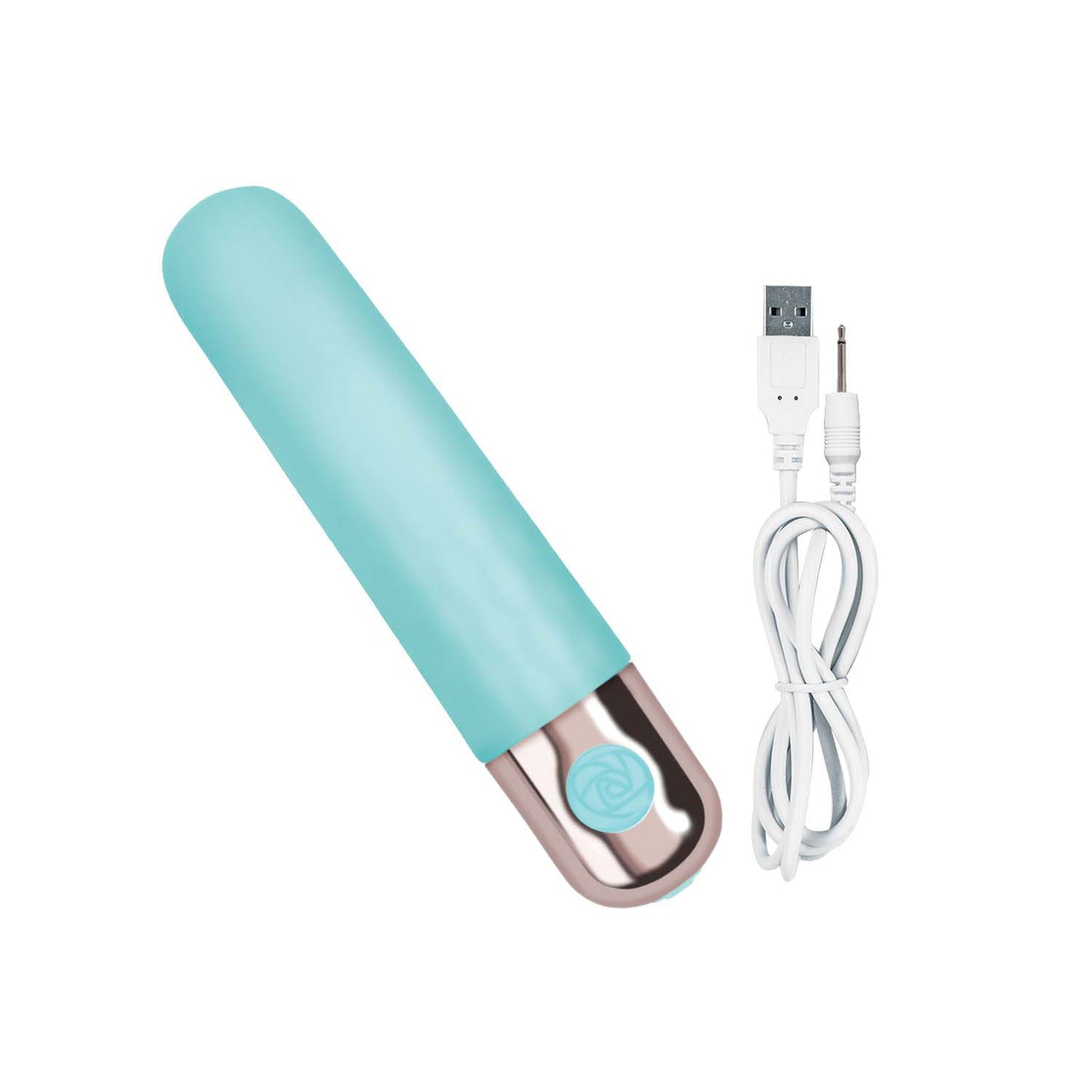 Exciter Travel Vibe Rechargeable Silicone Aqua