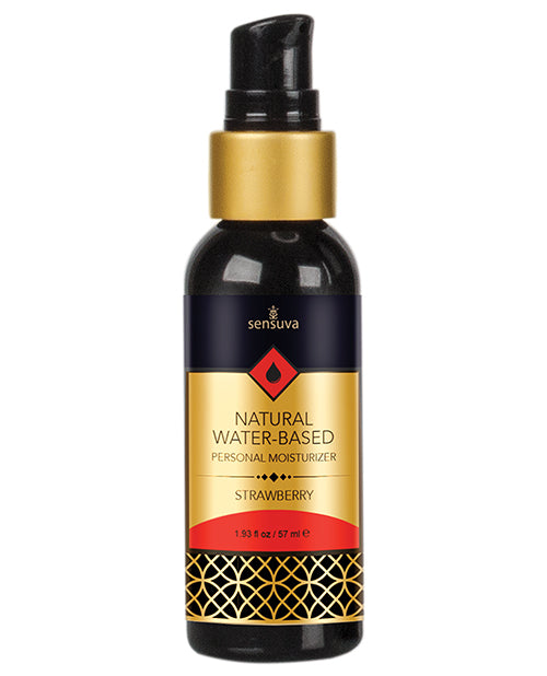 Sensuva Natural Water-based Personal Moisturizer - Strawberry 2 Fl. Oz. Bottle