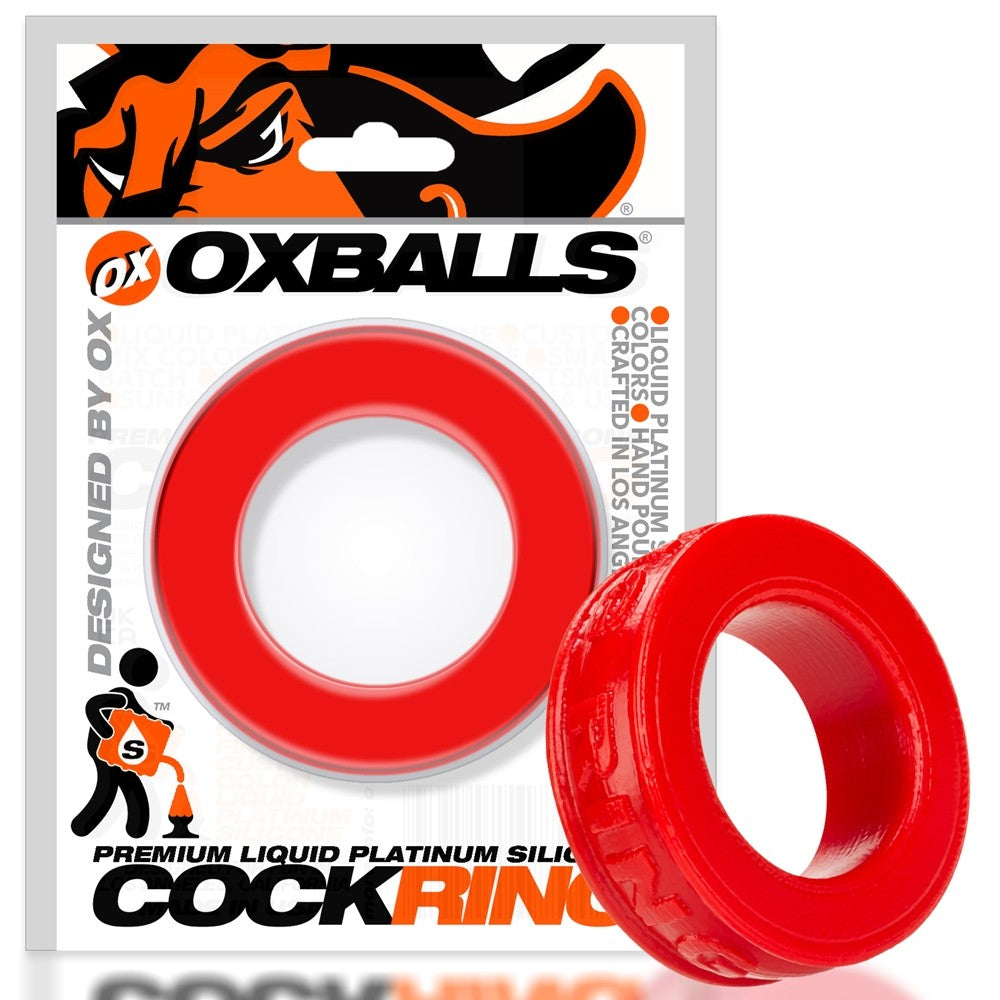 Pig-Ring Comfort Cockring - Red