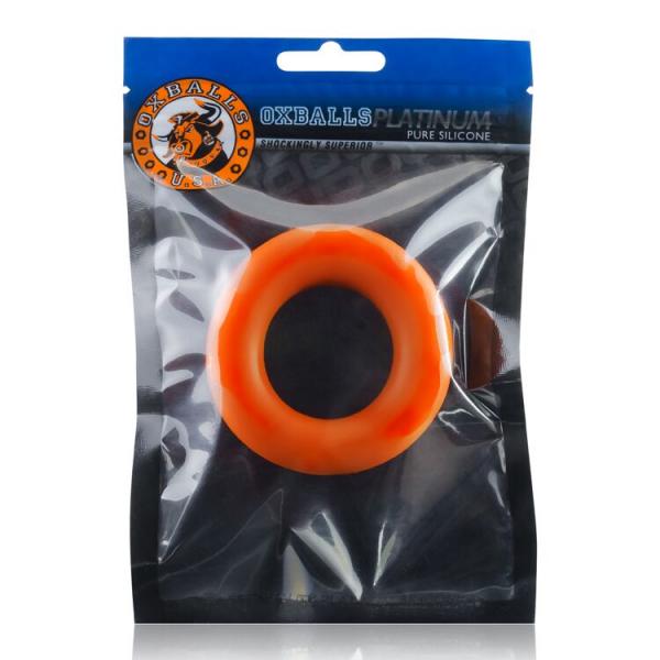 Cock-t Small Comfort Cockring Atomic Jock/oxballs Silicone Smoosh Orange