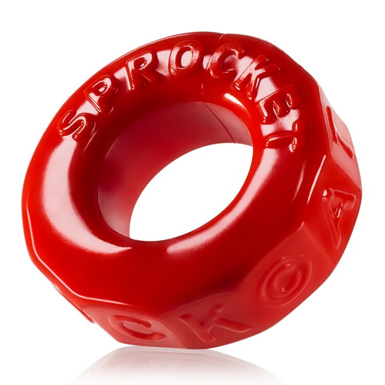 Atomic Jock Sprocket Cock Ring Red