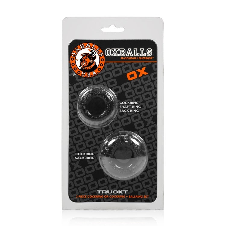 Oxballs Truckt 2-piece Cockring Plus+silicone Special Edition Night