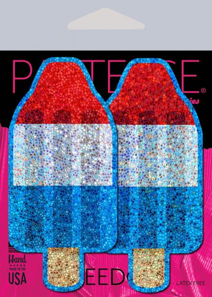 Pastease Premium Bomb Pop - Red/white/blue O/s