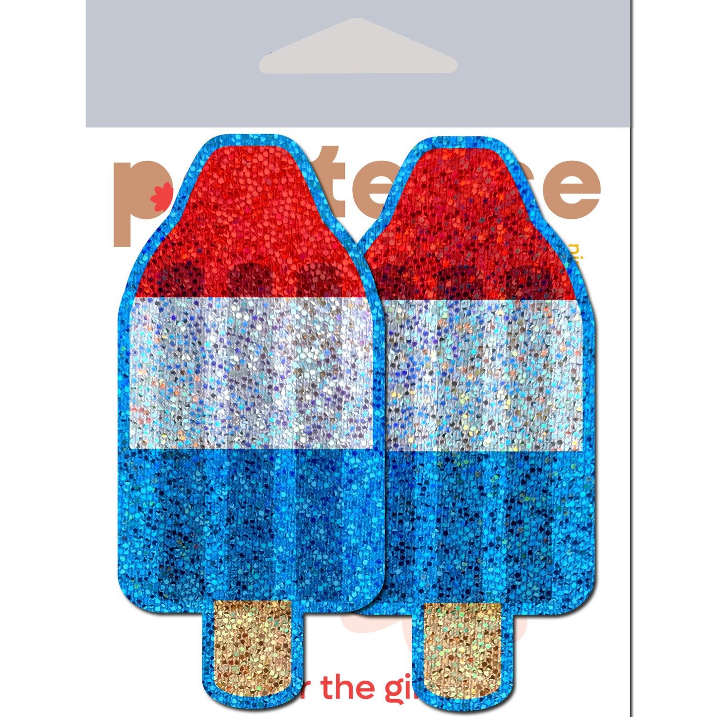 Pastease Premium Bomb Pop - Red/white/blue O/s