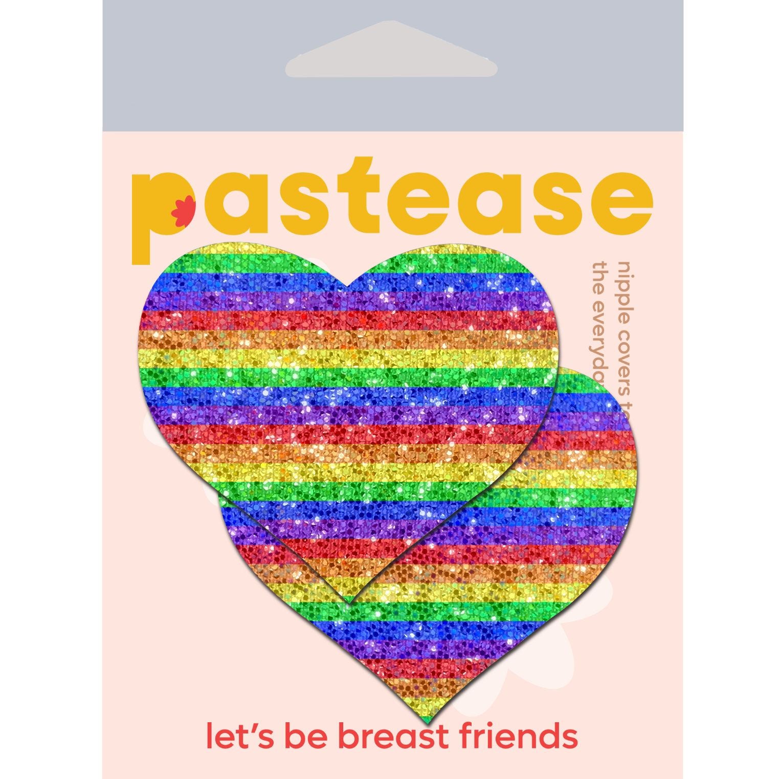 Pastease Glitter Rainbow Heart Pasties