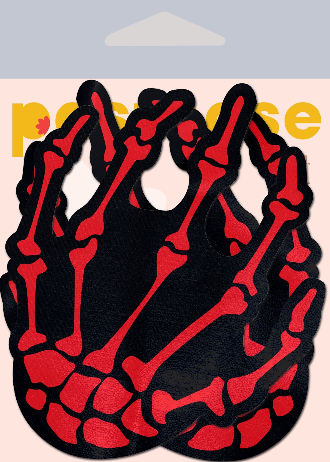 Pastease Skeleton Hands - Red O/s