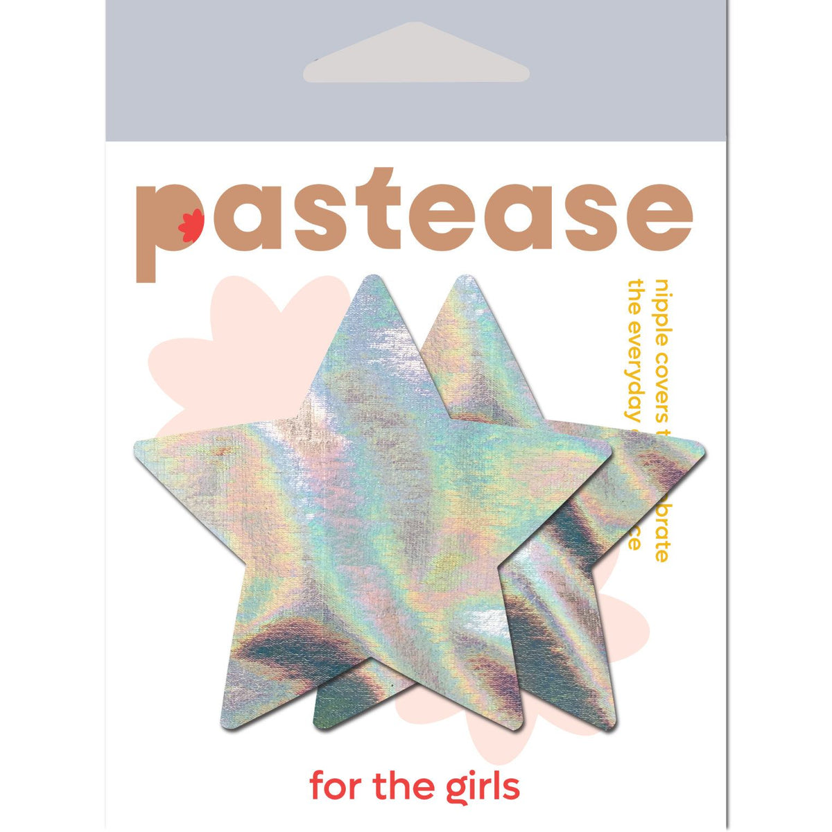 Pastease Holographic Star Silver Pasties O/S