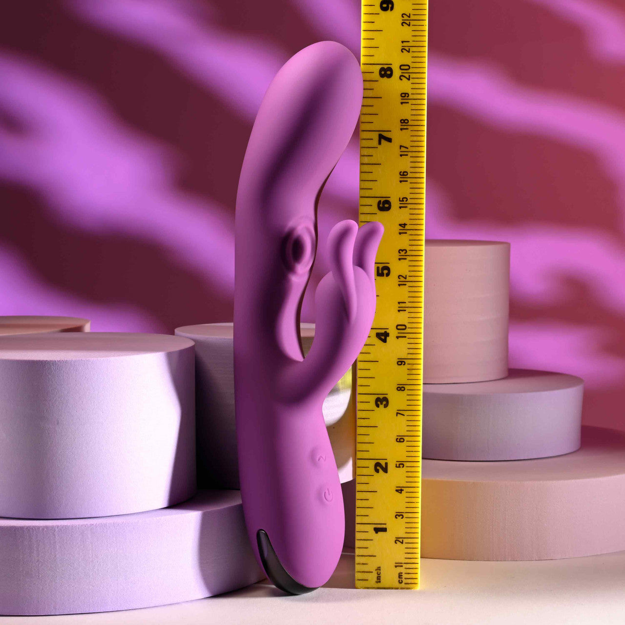 Playboy Busy Bunny Rechargeable Vibrating Dual Stimulator Vibrator Silicone Wild Aster