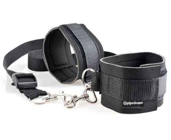 Fetish Fantasy Cuff and Tether Set Black