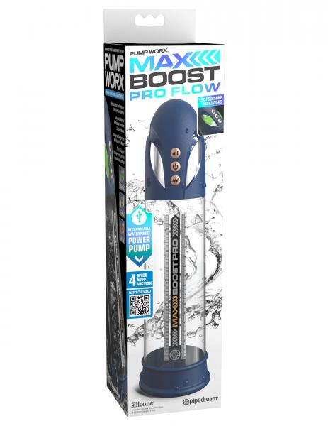 Pump Worx Max Boost Pro Flow Blue/clear