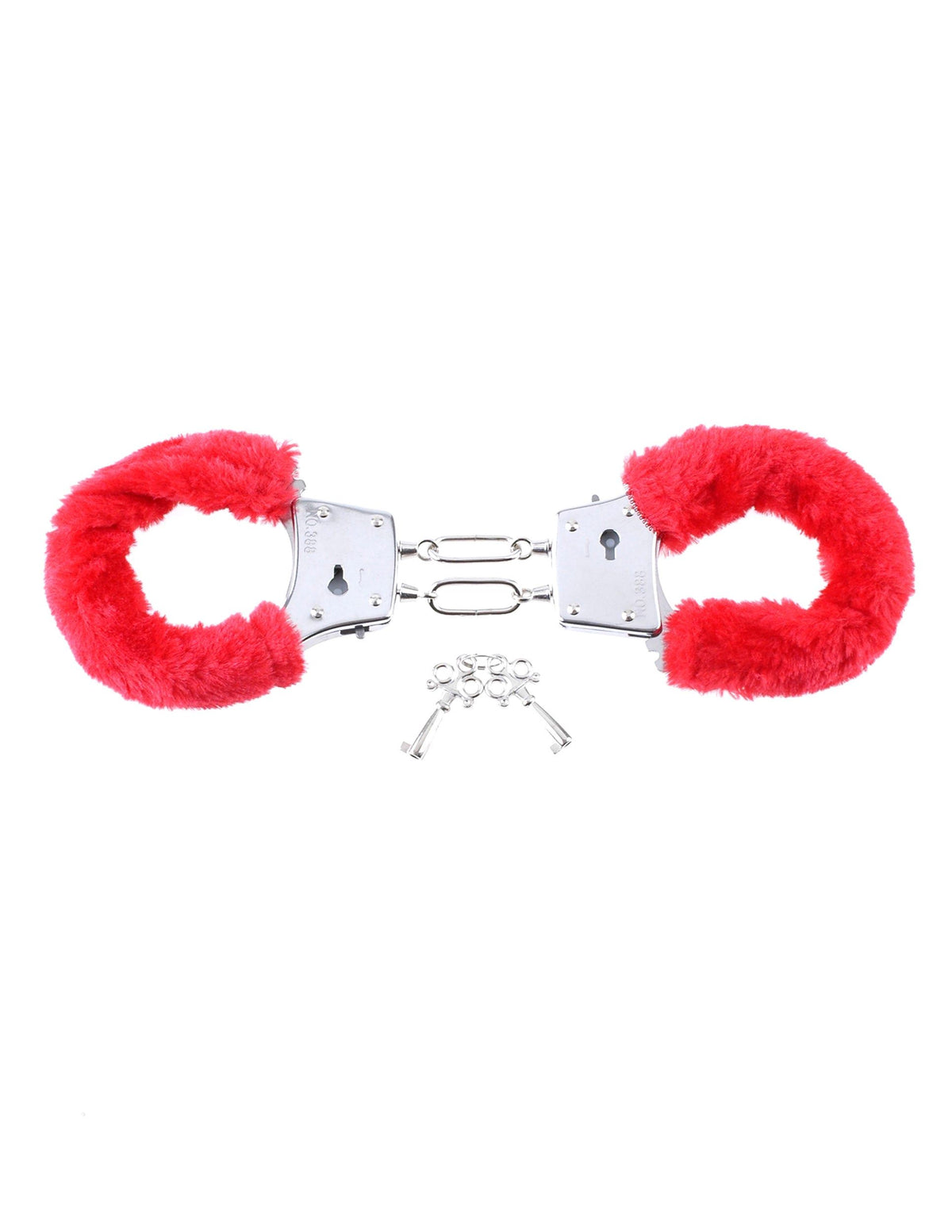 Ff Beginner Furry Cuffs Red