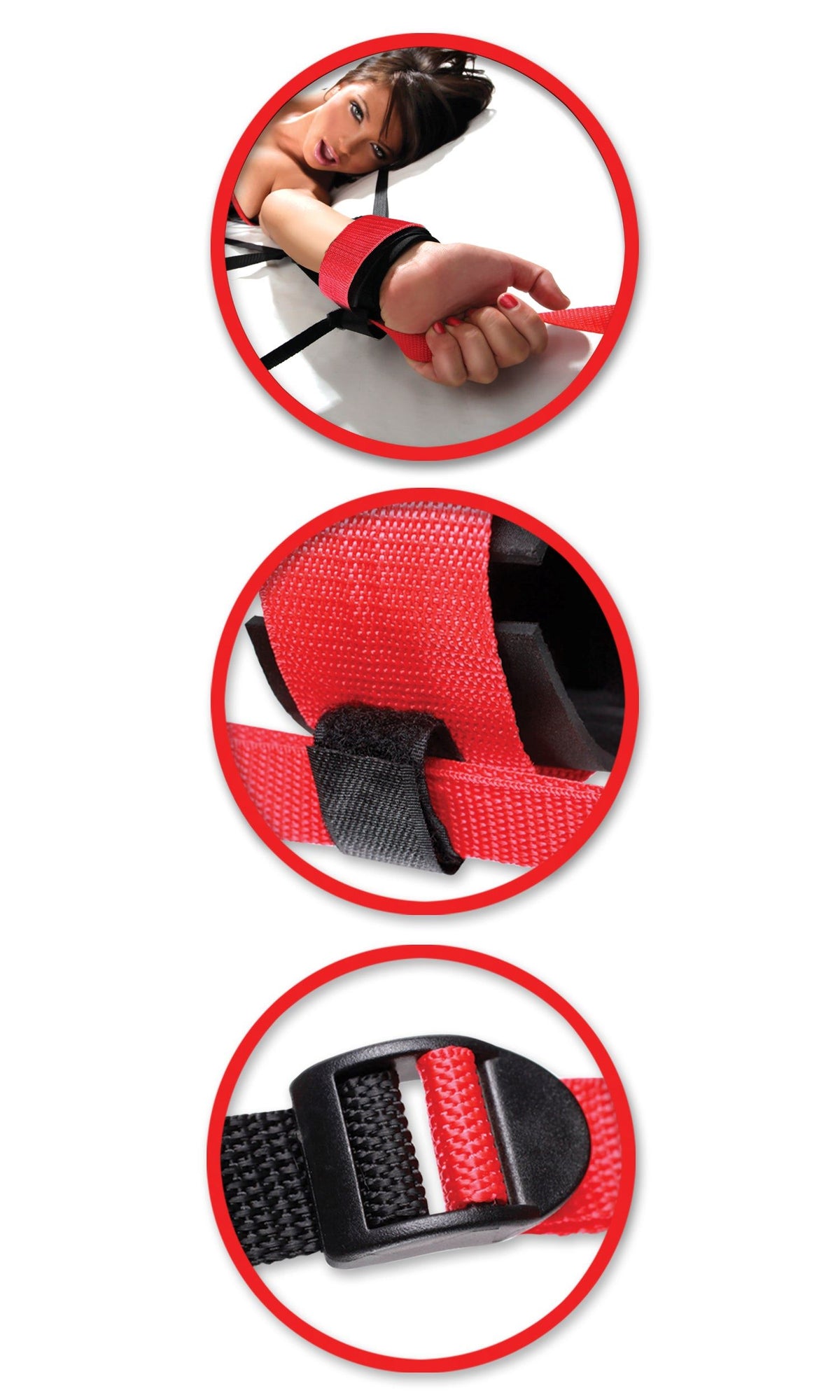 Fetish Fantasy Fantasy Web Bed Restraint System