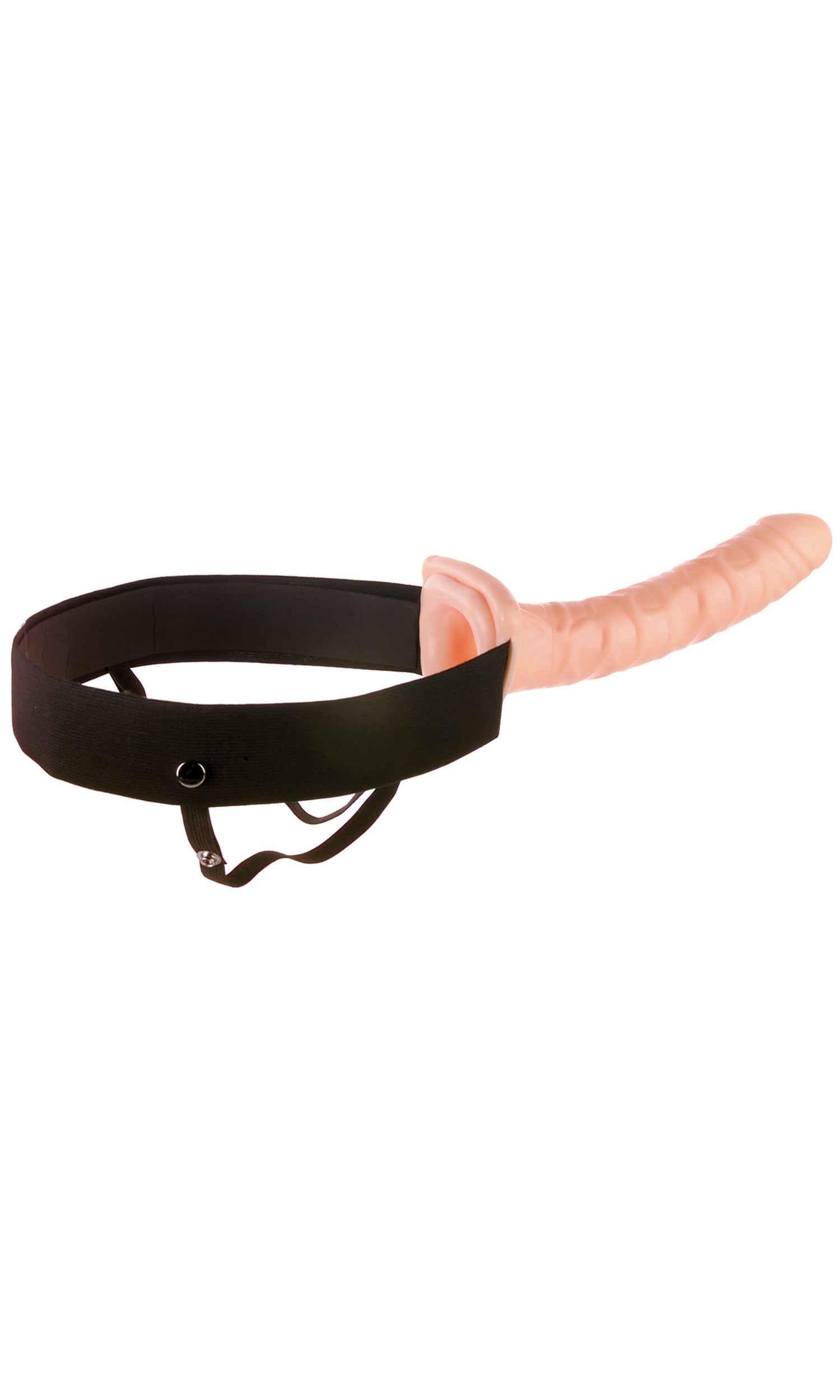 Fetish Fantasy 10 inches Hollow Strap On Beige