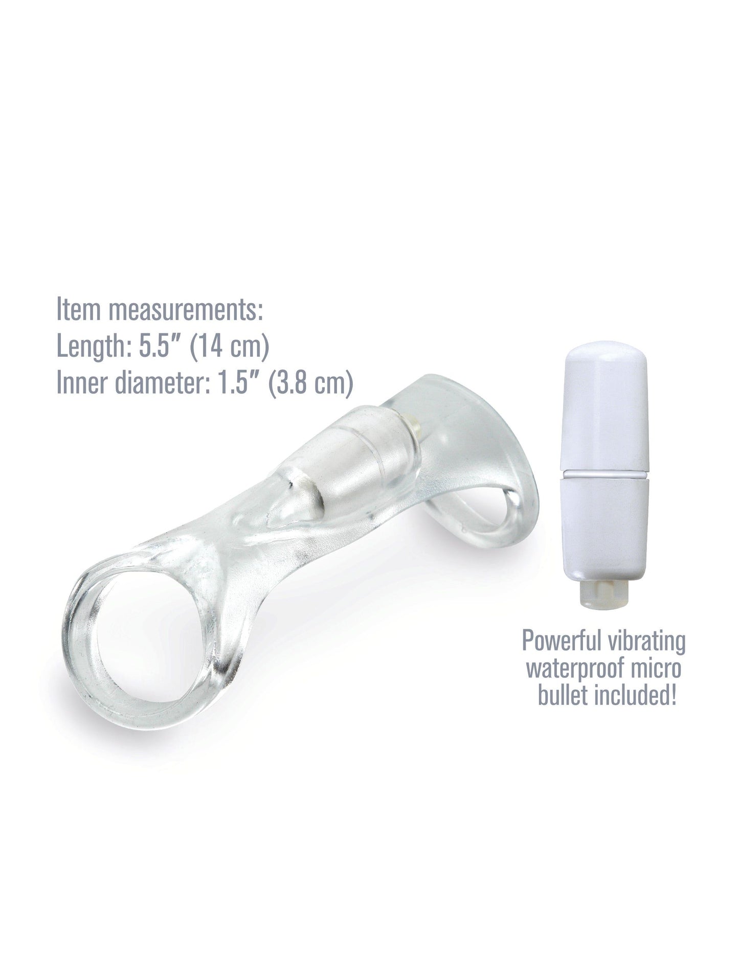 Fantasy X-Tensions Vibrating Cock Sling Clear