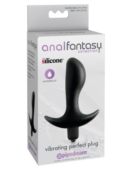 Anal Fantasy Vibrating Perfect Plug Black