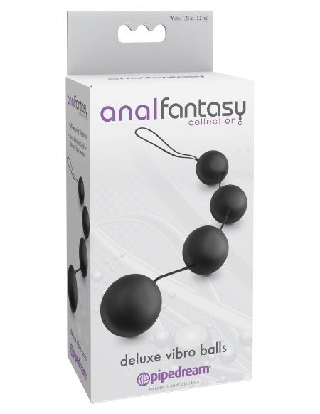 Anal Fantasy Deluxe Vibro Balls Black