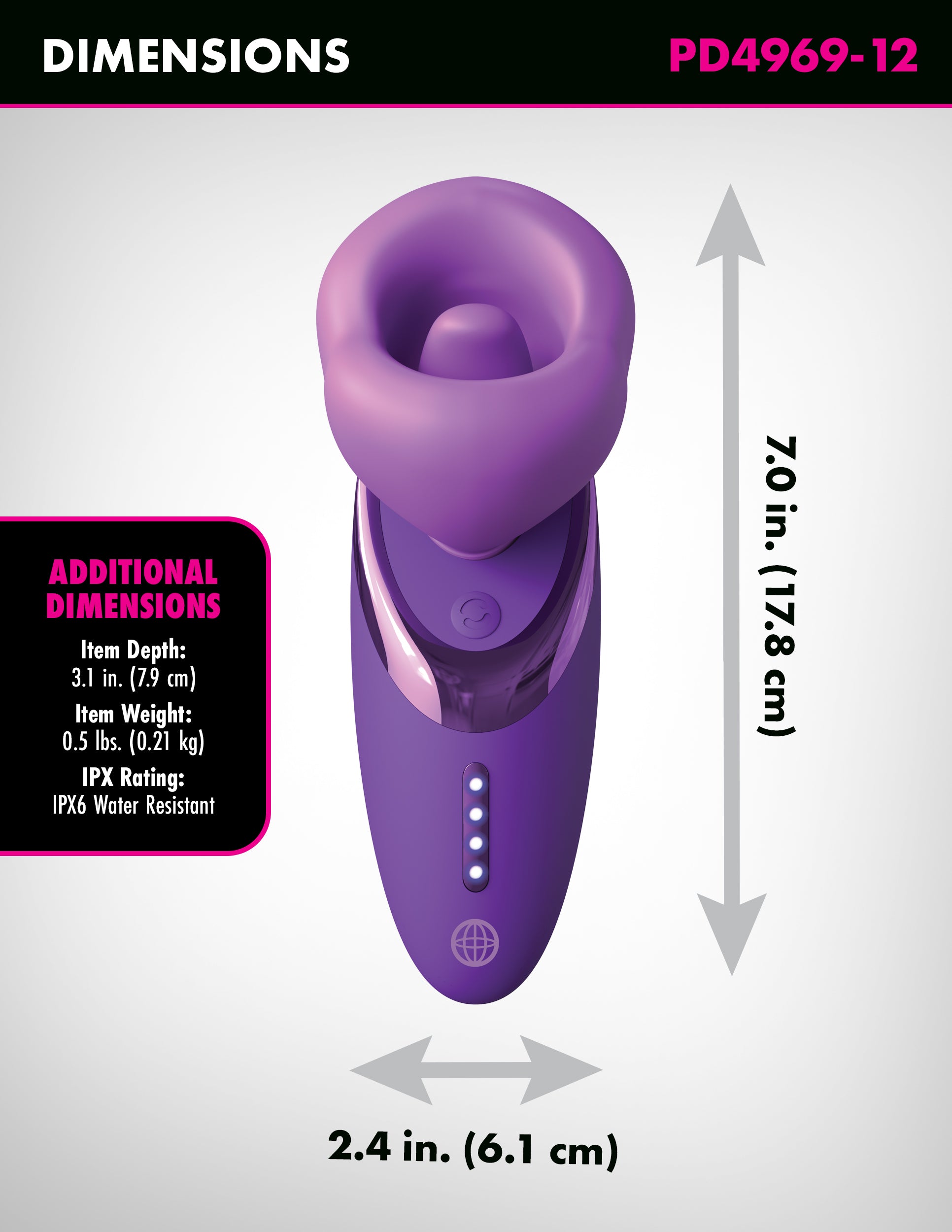 Fantasy for Her Pleasure Sucker Purple
