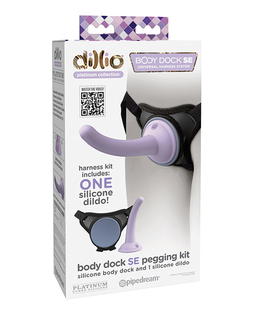 Dillio Platinum Body Dock Se Pegging Kit With 5 In. Silicone Dildo