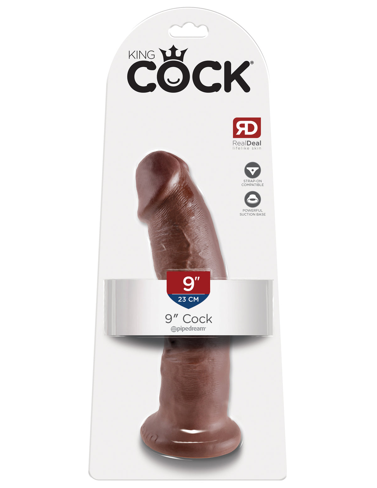 King Cock 9 Cock - Brown