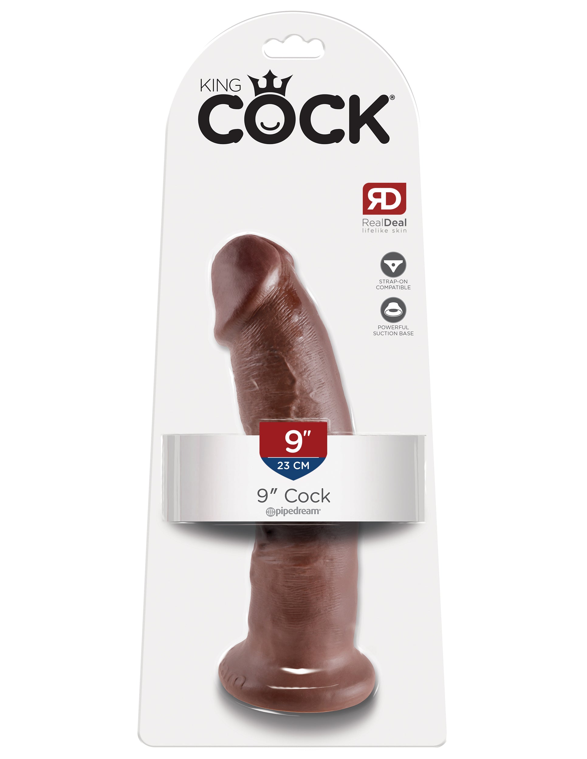 King Cock 9 Cock - Brown