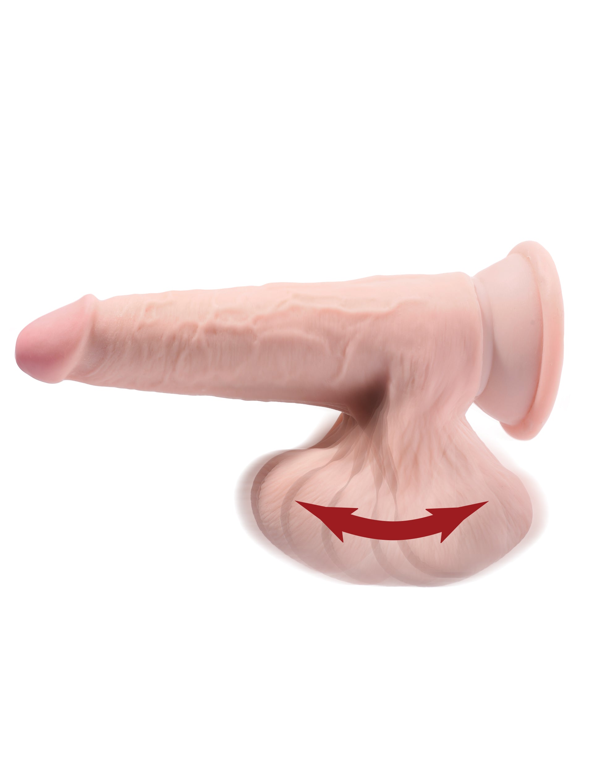 King Cock Triple Density Cock 7 In With Swinging Balls