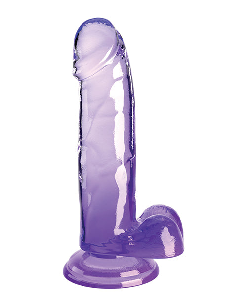 Kc 7 Cock Clear W/balls Purple