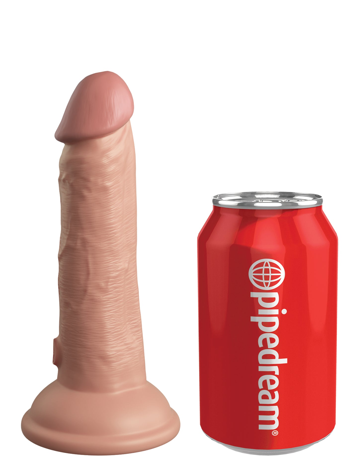King Cock Elite Silicone Dual-density Cock 6 In. Light