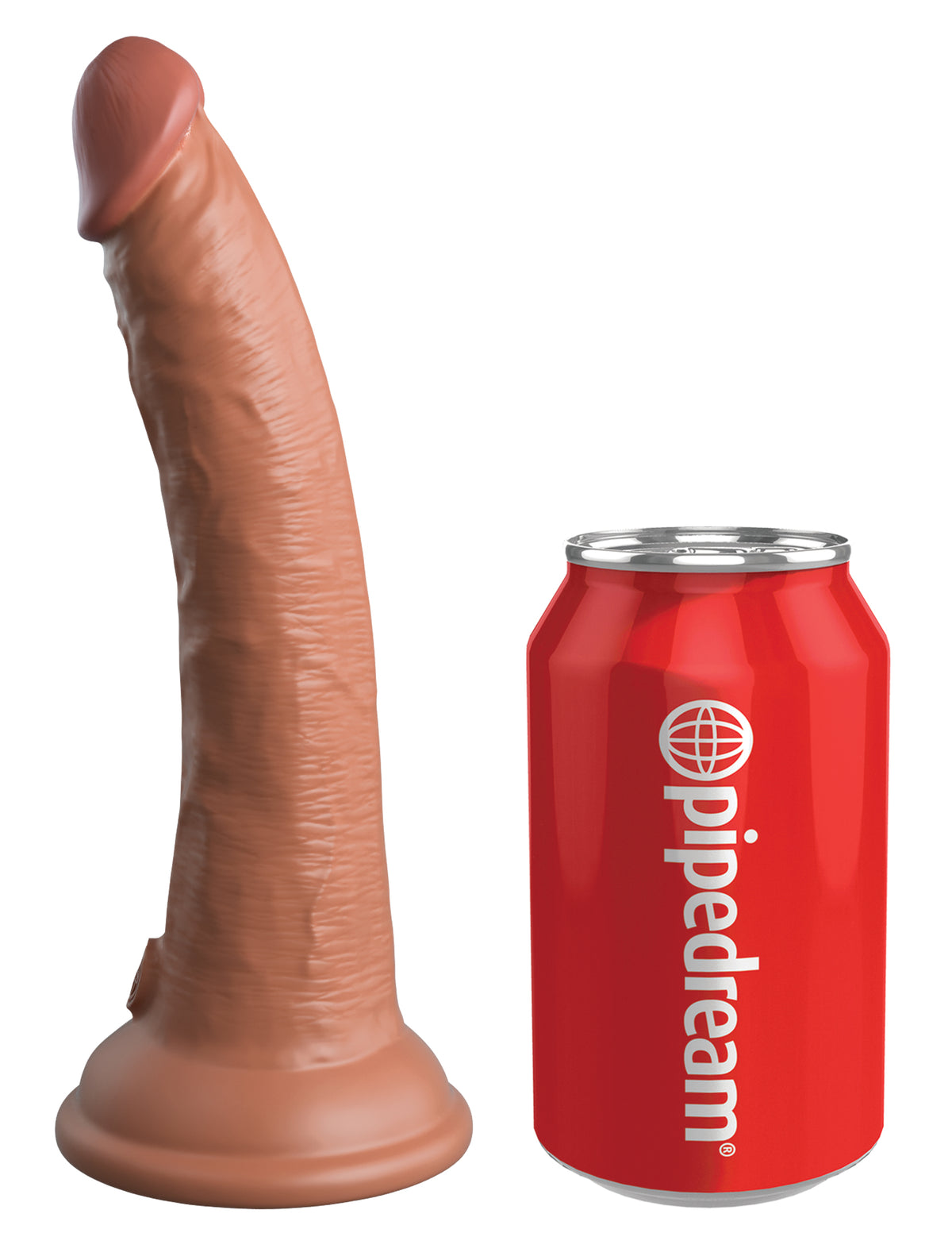 King Cock Elite Silicone Dual-density Cock 7 In. Tan