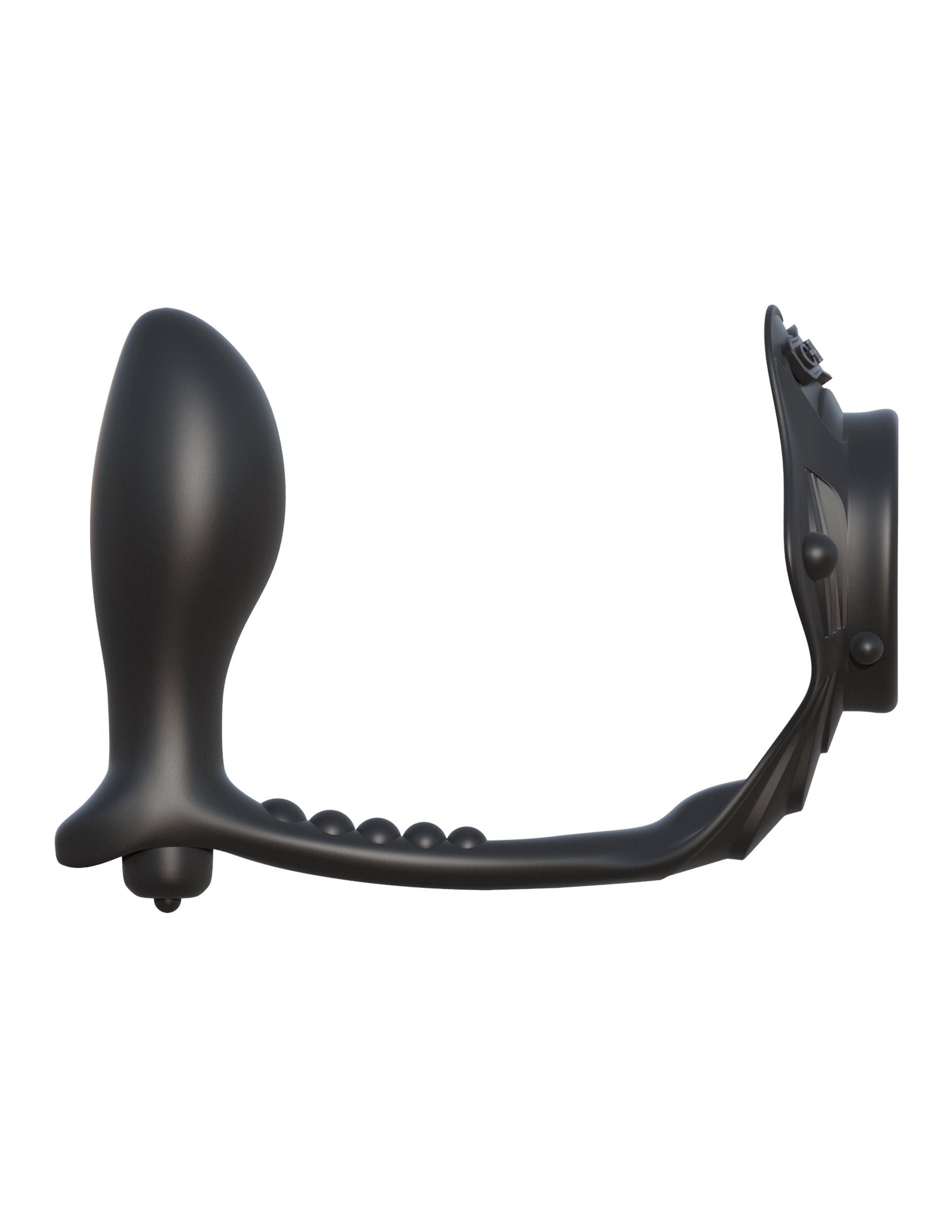 Rock Hard Ass Gasm Vibrating Ring - Black