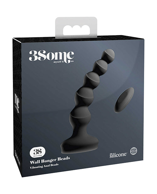 3some Wall Banger Beads Rechargeable Black