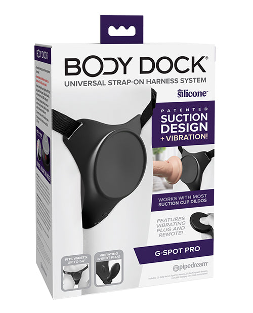Body Dock G-spot Pro Vibrating Silicone Strap-on Harness